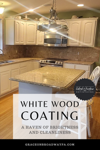 White Wood Coating - A Haven of Brightness and Cleanliness