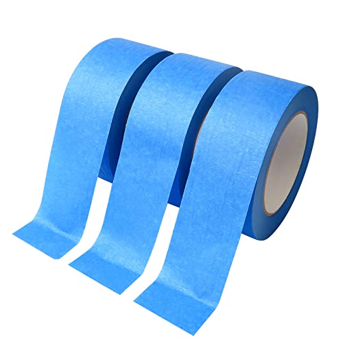 Blue Painters Tape,3 Rolls 1.88