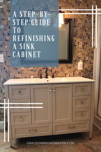 Learning How To Refinish: A Step-by-Step Guide to Refinishing a Sink Cabinet in Sherwin Williams Dhurrie Beige