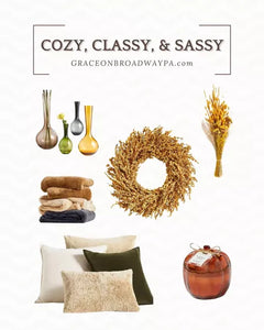 Embrace the Essence of Fall: Cozy, Classy, and Sassy Home Decor