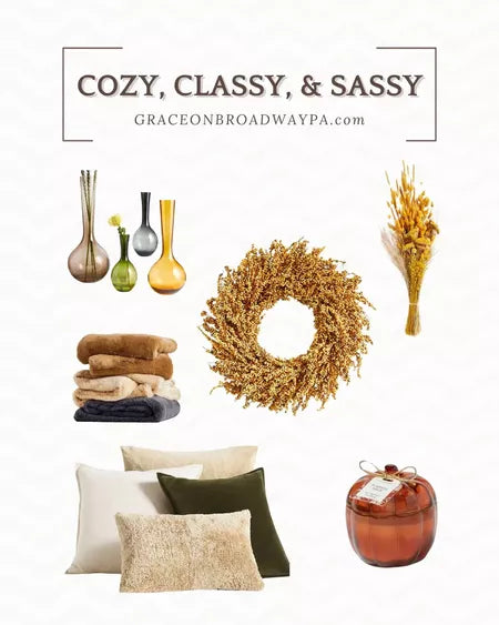Embrace the Essence of Fall: Cozy, Classy, and Sassy Home Decor