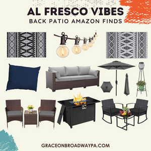 Al Fresco Vibes - Back Patio Amazon Finds