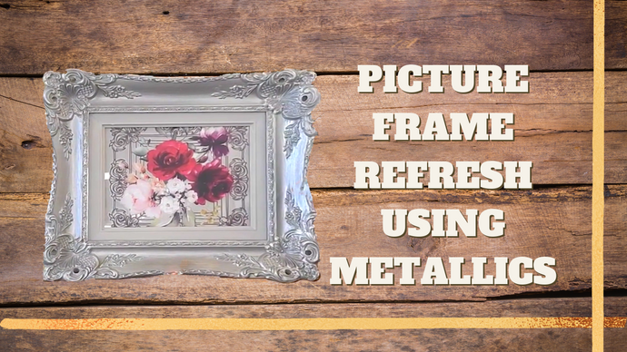 Refresh Your Old Picture Frame Using Metallics