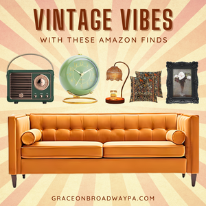 Vintage Vibes with these Amazon Finds