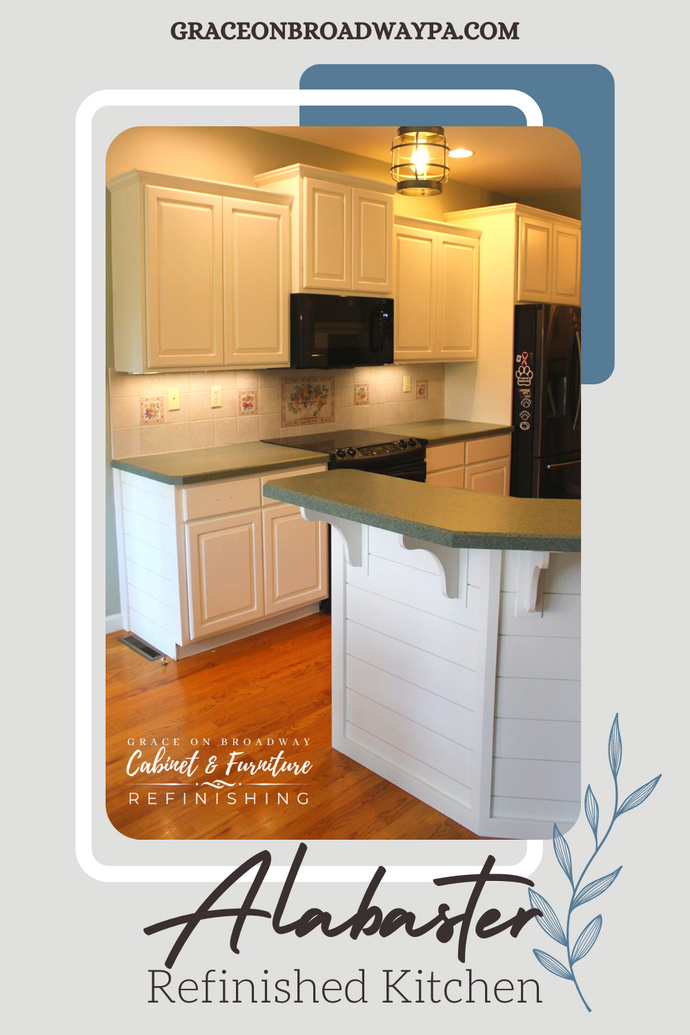 Alabaster Refinished Kitchen by Grace on Broadway