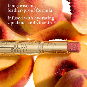 LAURA GELLER NEW YORK Jelly Balm Moisturizing Tinted Lip Balm - In the Buff - Hydrating Vitamin E - Semi-Shine Finish