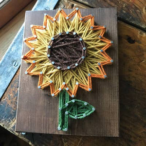 Sunflower Mini String Art Kit - DIY - Grace on Broadway 