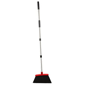 Broom Strongest 80% Heavier Duty - Outdoor Indoor Angle Broom with Extendable Broomstick for Sweeping - Easy Assembly & Durable, Great Use for Home Kitchen Room Office Lobby Floor