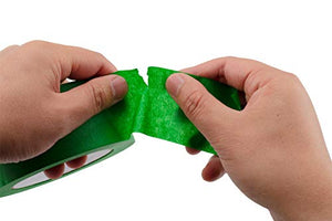 Lichamp 4 Pack Green Painters Tape 2 inch Wide, Medium Adhesive Green Masking Tape Bulk Multi Pack, 2 inch x 55 Yards x 4 Rolls (220 Total Yards)