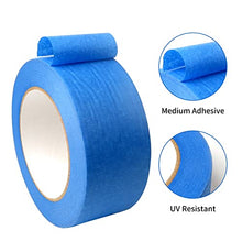 Blue Painters Tape,3 Rolls 1.88"×55 Yards (165 Yards Total), Blue Painters Masking Tape Bulk, Residue Free Multi-Surface Painting Tape
