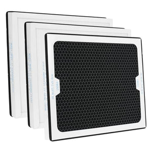 CADPXS HEPA/Activated Carbon Filter Replacement Set for HEPA Shield 550 Air Scrubber (Pack of 3)