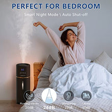 Humidifiers 9L Humidifiers for Large Room Top Fill Whole House Humidifiers with Remote Control Large Humidifier with Diffuser Night Light Tower Humidifier for Bedroom Quiet Humidifier For Office Plant