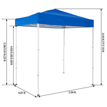 Sunnyglade 6x4 Ft Pop-Up Canopy Tent Outdoor Portable Instant Shelter Folding Canopy with Carry Bag(Royal Blue)