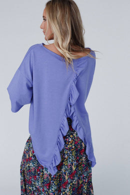 Must Have High Low Tee - Periwinkle
