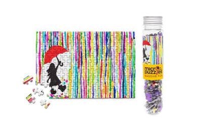 Rainbow Rain MicroPuzzle - Mini Jigsaw Puzzle - Grace on Broadway 