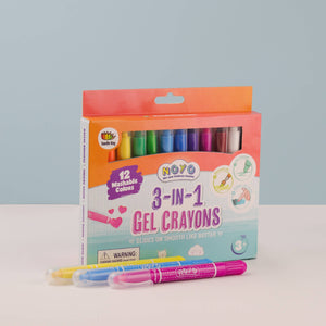 Not Your Ordinary Crayons - 12 Colors Gel Crayons - Grace on Broadway 