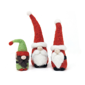 Santa Gnomes Needle Felting Craft Kit - Grace on Broadway 