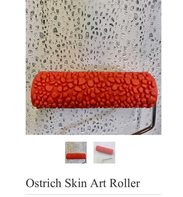 Ostrich Skin Art Roller - Grace on Broadway 