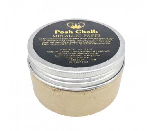Posh Chalk Metallic Paste - Shiny Gold - Grace on Broadway 