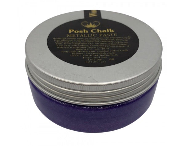 Posh Chalk Metallic Paste - Violet - Grace on Broadway 