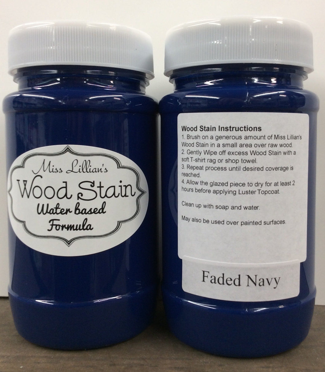 Wood Stain - Faded Navy - Ms. Lillian's Chock Paint - Grace on Broadway 